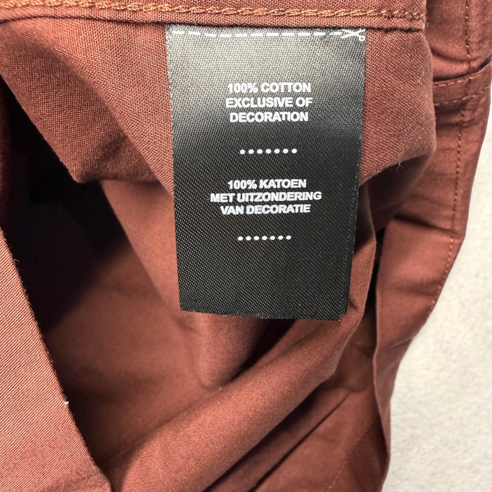 Harley-Davidson 120th Anniversary Mens Shirt Mahogany Brown Cotton Button Up L - Picture 5 of 6